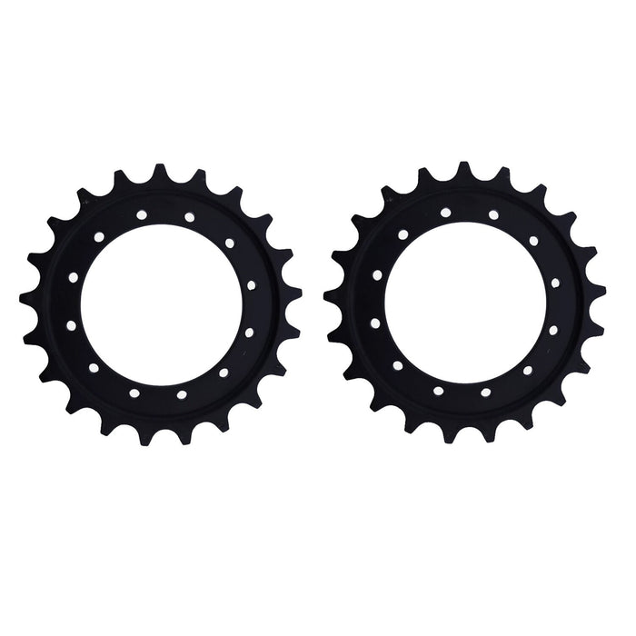 DURAFORCE 2Pcs 21T 12 Bolt Holes Drive Sprocket 6811939 For Bobcat 325 328 331 334 425ZTS