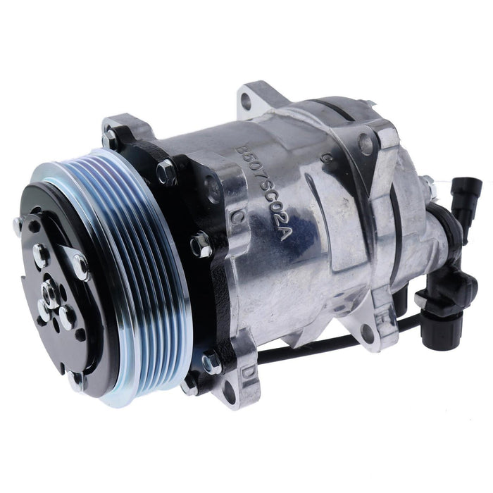 DURAFORCE 6PV SD5H11 A/C Compressor 6698590 7023580 7279628 for Bobcat S630 S650 S750