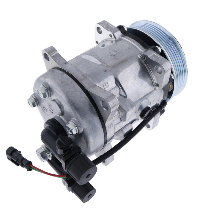 DURAFORCE 6PV SD5H11 A/C Compressor 6698590 7023580 7279628 for Bobcat S630 S650 S750