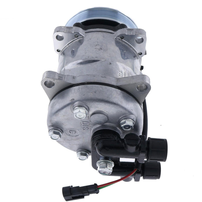 DURAFORCE 6PV SD5H11 A/C Compressor 6698590 7023580 7279628 for Bobcat S630 S650 S750