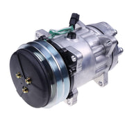 DURAFORCE 24V 2 Grooves SD7H15 A/C Compressor 8045 6035 for Volvo Wheel Loader Excavator