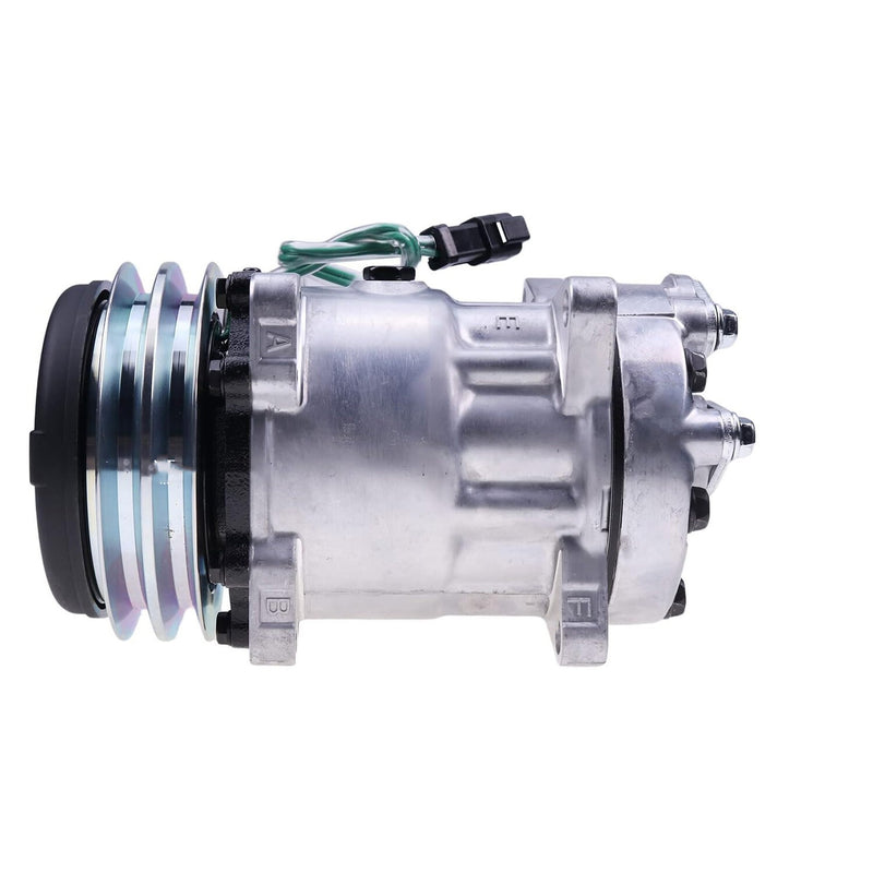 DURAFORCE SD7H15 A/C Compressor VOE14518640 for Volvo EC135B EC140B EC210B EC240C EC290B