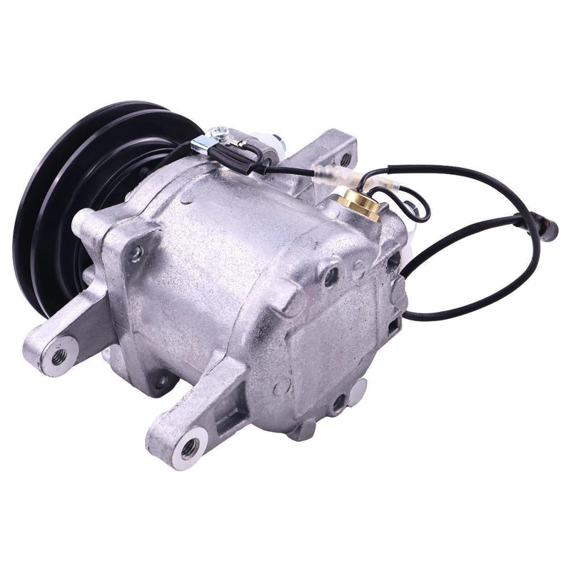 DURAFORCE 12V SVO7E A/C Compressor RD451-93900 for Kubota SVL75C SVL90C R530 U35-4 U55