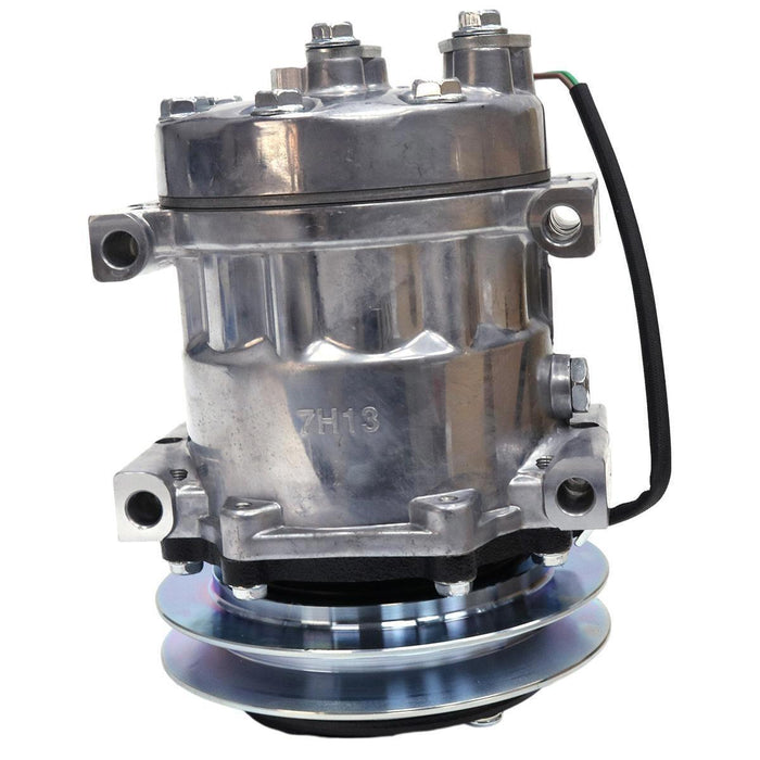 DURAFORCE Sanden SD7H13 A/C Compressor KHR3241 KHR3197 47759181 for Case Kobelco Excavator