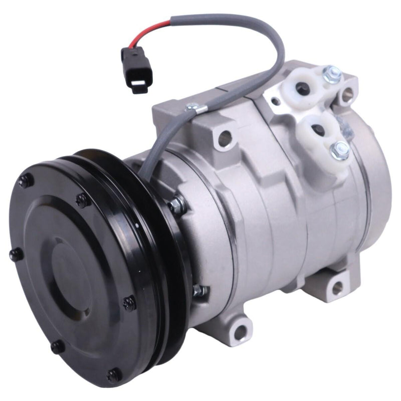 DURAFORCE 24V 10S17C A/C Compressor 447260-6121 for Caterpillar E320D Excavator 4472606121