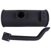 DURAFORCE Muffler Silencer for Yanmar 4TNV98 Engine Takeuchi Excavator TL130 420*175mm