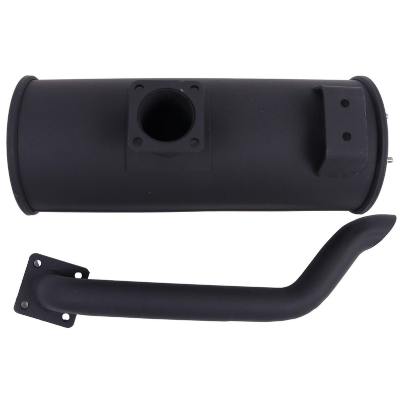 DURAFORCE Muffler Silencer for Yanmar 4TNV98 Engine Takeuchi Excavator TL130 420*175mm