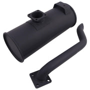 DURAFORCE Muffler Silencer for Yanmar 4TNV98 Engine Takeuchi Excavator TL130 420*175mm