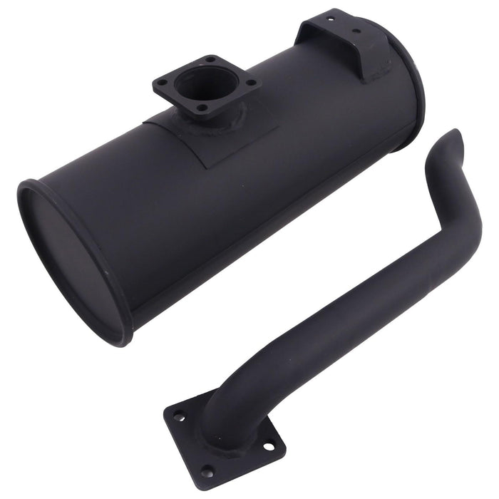 DURAFORCE Muffler Silencer for Yanmar 4TNV98 Engine Takeuchi Excavator TL130 420*175mm