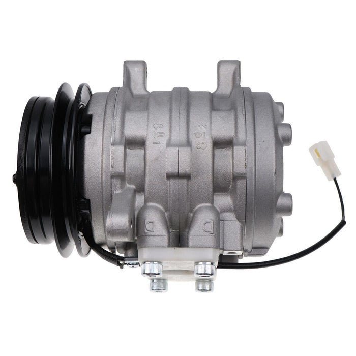 DURAFORCE 12V 10P08E A/C Compressor 447200-7443 for Kubota M4900 M5700 M6800 M8200 M9000
