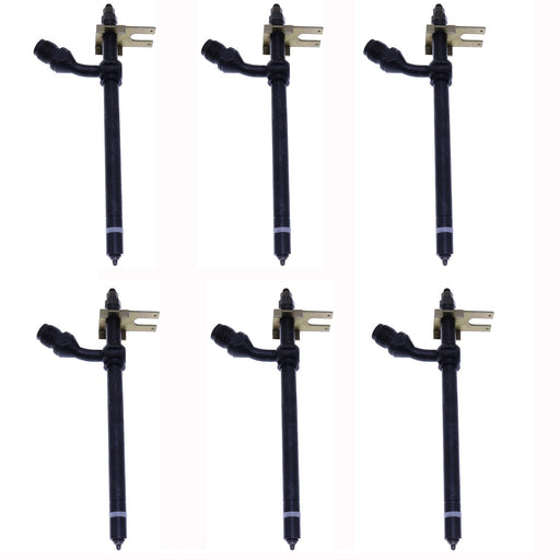 DURAFORCE 6PCS Fuel Injector 20668 A138322 for Case 2470 1470 1370 1270 1170 1090 970 770