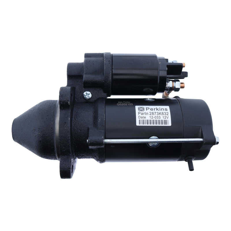 DURAFORCE 12V 10T Starter Motor 2873K632 2873K621 For Perkins 1004 1006 1103 1104 Series
