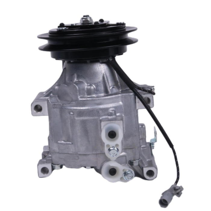 DURAFORCE 12V SCSA06C A/C Compressor MIA10078 for John Deere 3320 3520 3720 Round Plug