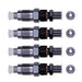 DURAFORCE 4X Fuel Injector 16419-53900 16419-53905 for Kubota D1503 D1503-T Engine L175