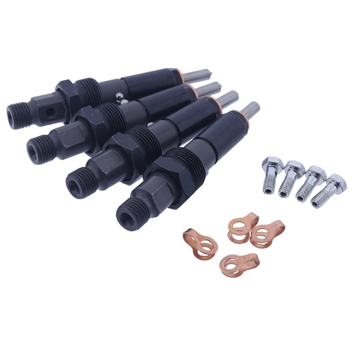 DURAFORCE 4Pcs Fuel Injector 3349084 3802978 4089267 4078583 for Cummins 4B3.9 4BTA3.9