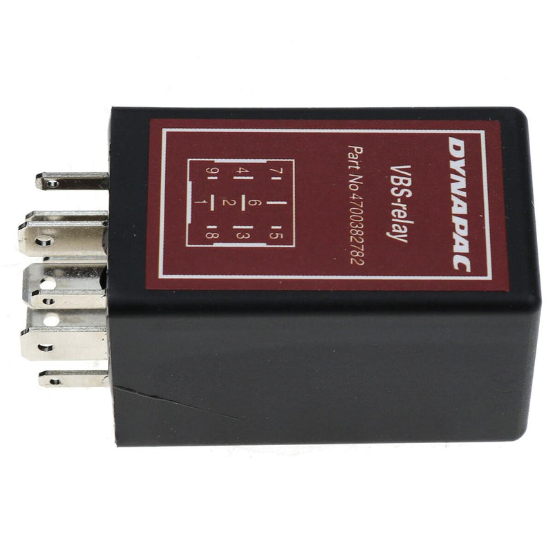 DURAFORCE 9 Pins 4700382782 Roller Grader VBS Relay For Dynapac CC422 CC522 CC622 382782