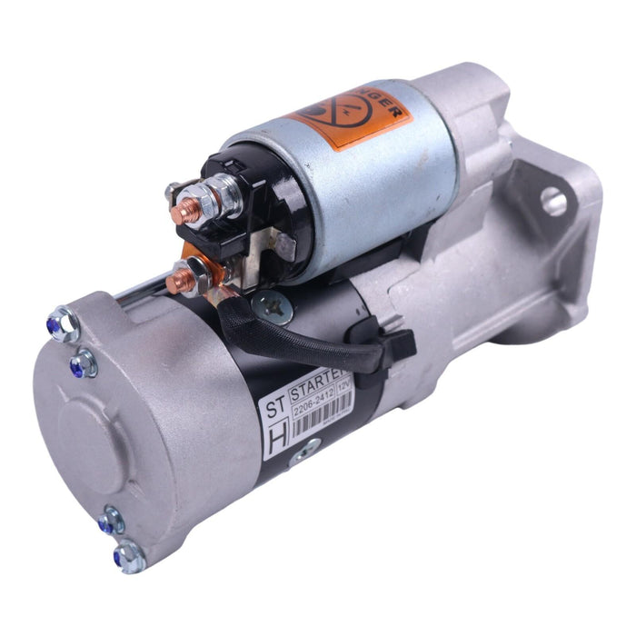 DURAFORCE 12V 9T Starter Motor 1K012-63010 for Kubota V3300 V3600 V3800 M126XDTC M8540HDNB