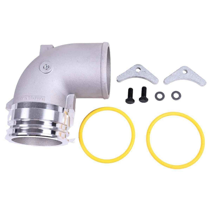 DURAFORCE Turbocharger Outer Elbow 7C-5665 7W-3145 for Caterpillar C13 C15 C16 3406 385B