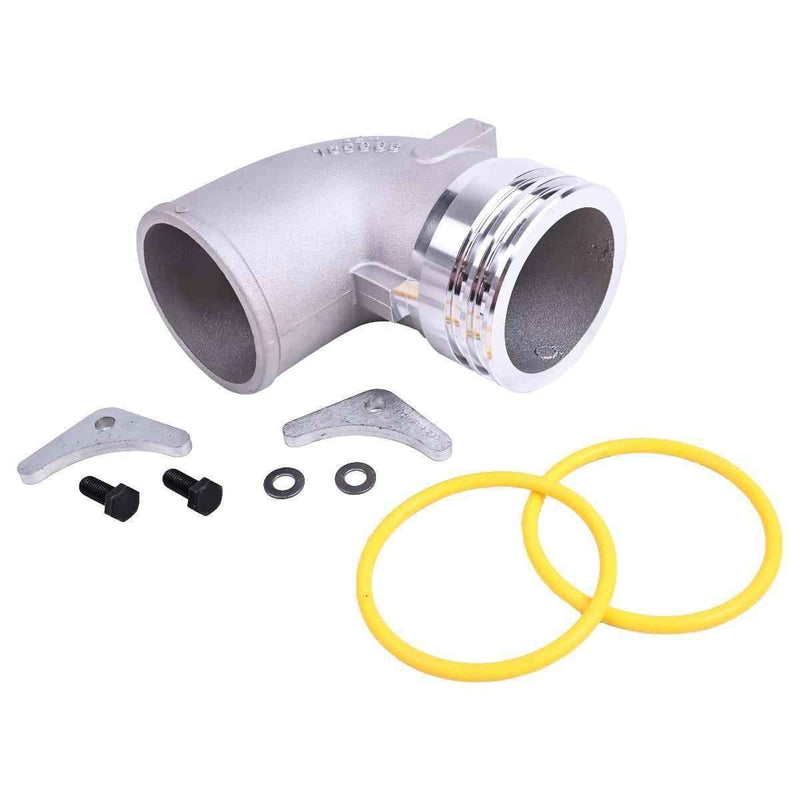 DURAFORCE Turbocharger Outer Elbow 7C-5665 7W-3145 for Caterpillar C13 C15 C16 3406 385B