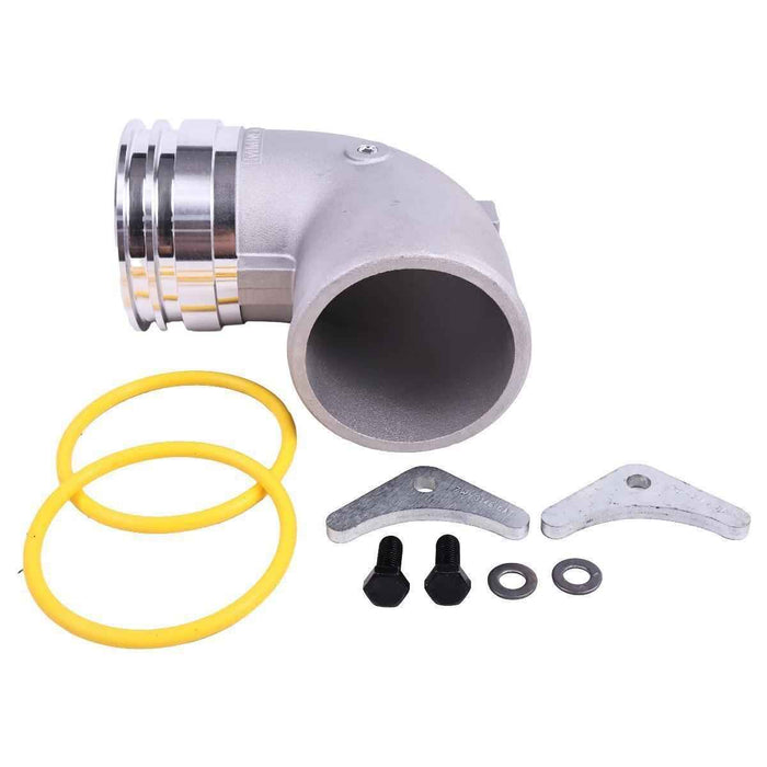 DURAFORCE Turbocharger Outer Elbow 7C-5665 7W-3145 for Caterpillar C13 C15 C16 3406 385B