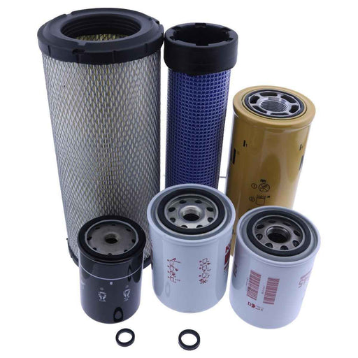 DURAFORCE Maintenance Filter Kit for Cummins Engine 4B3.9 Case SkidSteer Loader 1845C 1840