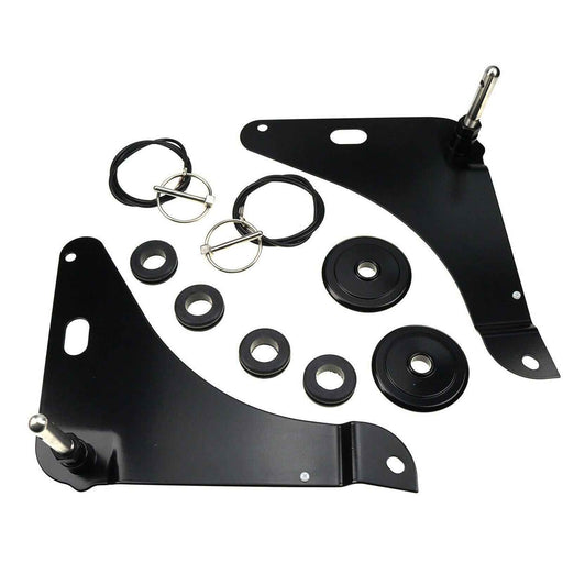 DURAFORCE Black Hood Pin Pins Kit 82214260AC P5155755 for Dodge Challenger Stainless