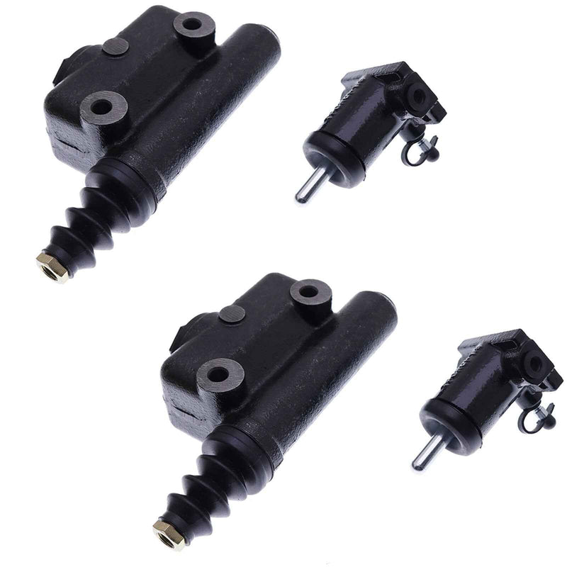 DURAFORCE 2 Set Brake Master Slave Cylinder Kit A51976 L25419 For Case Backhoe 480C 580C