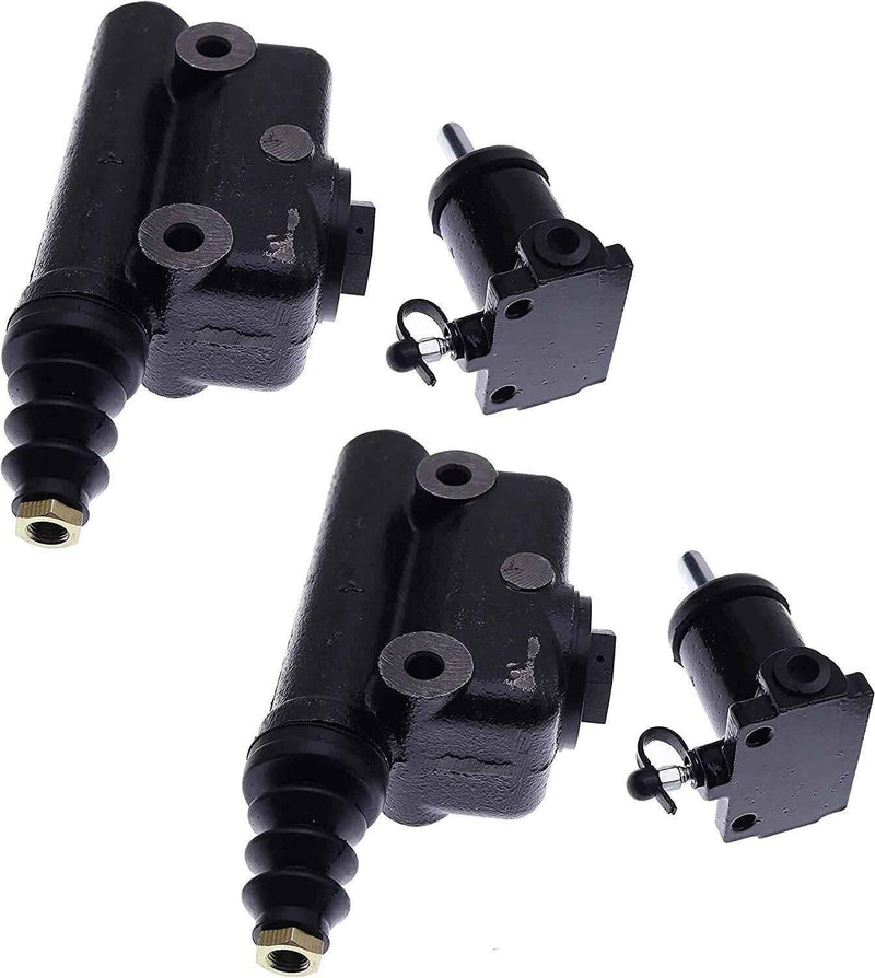 DURAFORCE 2 Set Brake Master Slave Cylinder Kit A51976 L25419 For Case Backhoe 480C 580C