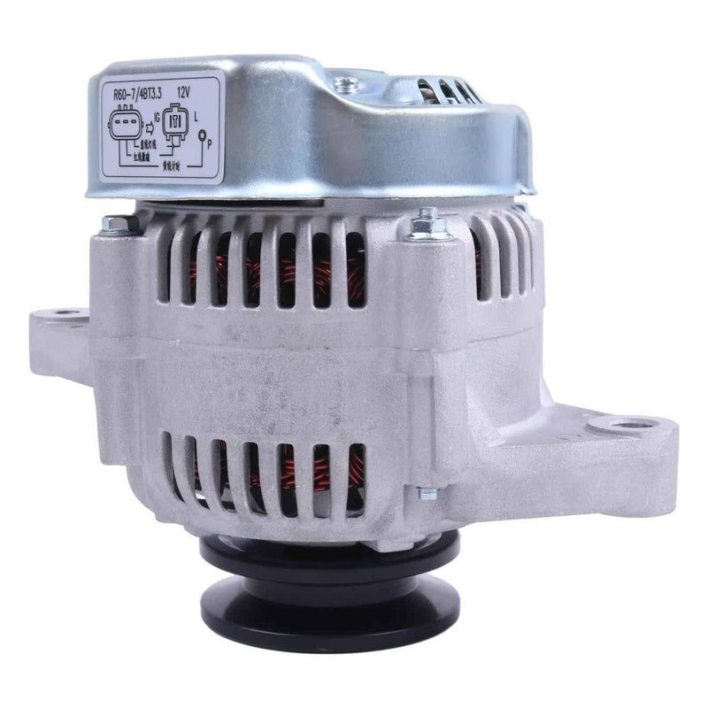 DURAFORCE 12V 60A Alternator 1K411-64010 1K411-64013 for Kubota D1803 V2203 V2403 Hitachi