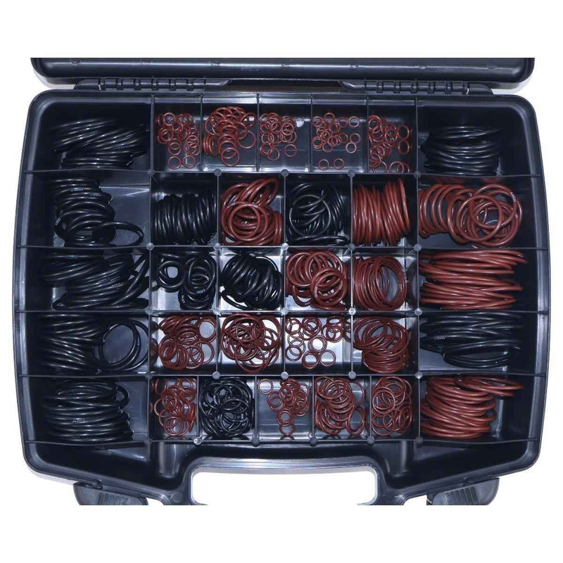 DURAFORCE 580PCS O-Ring Seal Kit for Caterpillar Nitrile Material 90Shore 270-1528 4C-4782