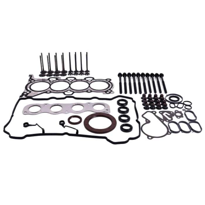 DURAFORCE Head Gasket Set w/Bolts, Intake Exhaust Valves For 11-2016 Elantra Soul 1.8 2.0L
