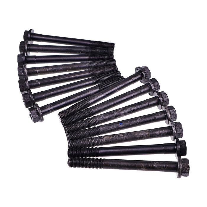 DURAFORCE 14x Cylinder Head Bolt for Yanmar 3TNV88 3TNV84 Komatsu 3D78-1A 3D84-2A 3D88E-6
