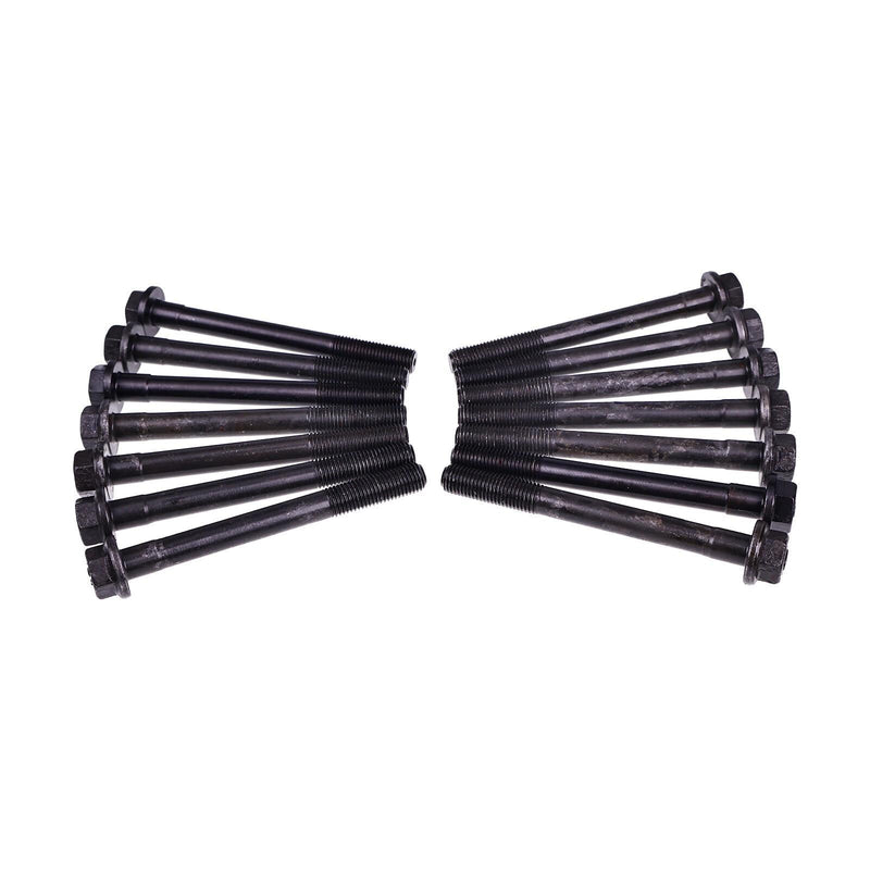 DURAFORCE 14x Cylinder Head Bolt for Yanmar 3TNV88 3TNV84 Komatsu 3D78-1A 3D84-2A 3D88E-6