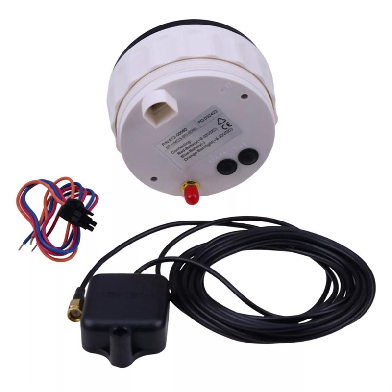 DURAFORCE 12V/24V 85mm GPS Speedometer Odometer for ATV UTV Car Boat 0-80MPH 0-120km/h