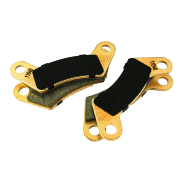 DURAFORCE 4Pcs Brake Pad 103993701 Fit for Club Car UTV Carryall 1500 1700 XRT 1550 Case