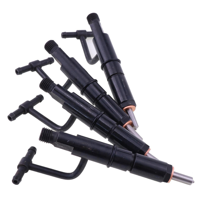 DURAFORCE 4Pcs Fuel Injector 6646906 for Isuzu Engine 4JB1 Bobcat 843 853 1213 1112100BB