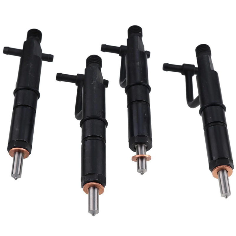 DURAFORCE 4Pcs Fuel Injector 6646906 for Isuzu Engine 4JB1 Bobcat 843 853 1213 1112100BB