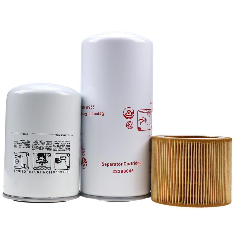 DURAFORCE Filter Kit for Ingersoll Rand UP6-5 thru UP6-15C 22388045 39329602 88171913