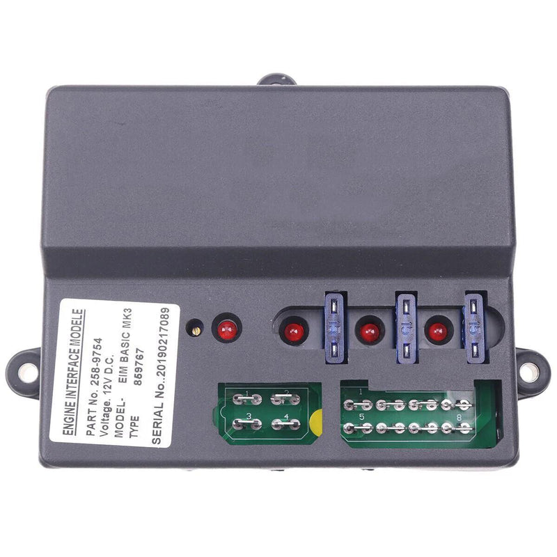 DURAFORCE 12V Interface Module EIM PCB 258-9754 for Caterpillar C1.5 C2.2 C3.3 C4.4 C6.6