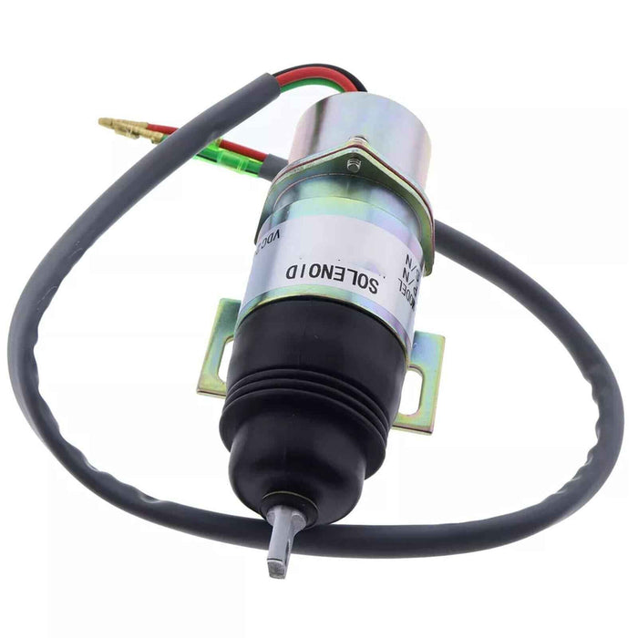 DURAFORCE 24V Fuel Shutoff Solenoid MV2-17A 181910-0520 For Isuzu 4JG1 4JG2 6BG1 4BC2 6SA1