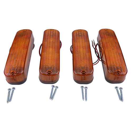 DURAFORCE 4Pcs LED Flashing Cab Light AR60250 for John Deere 4030 4240 4440 4250 4055 4255