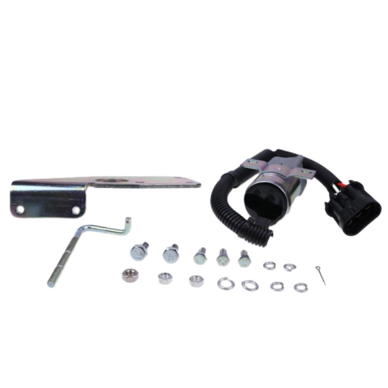 DURAFORCE Stop Solenoid 12V RM59184630 for Volvo Smooth Drum Roller DD14 DD15 DD16
