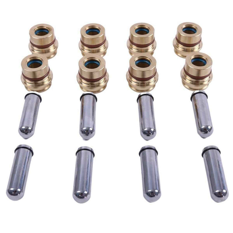 DURAFORCE 8Pcs Pilot Valve Pusher 198-1076 For Caterpillar 216B 247B 236B 277B Engine C2.2