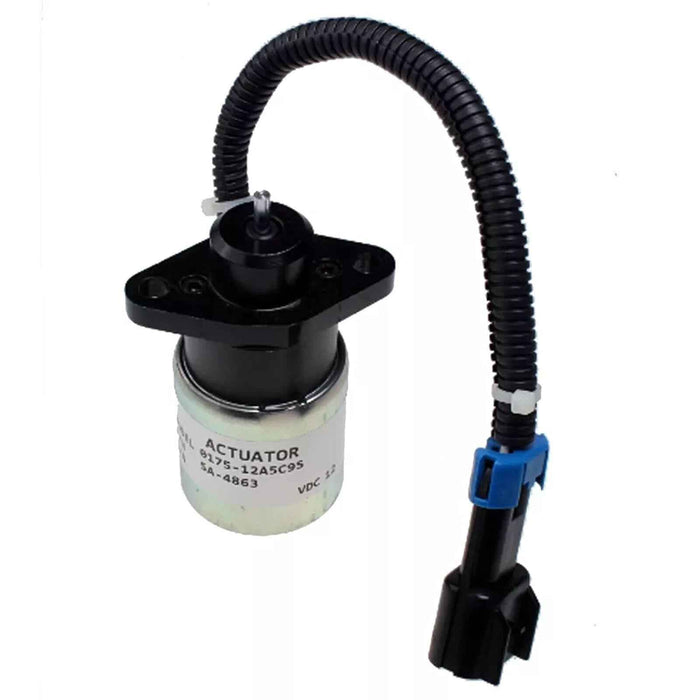 DURAFORCE 12V Stop Solenoid 0175-12A5C9S SA-4863-12 For Kubota Woodward JLG 7023177