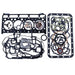 DURAFORCE Engine Gasket Set 6657401 6657402 For Bobcat Kubota V2203 V2203B 0791629505