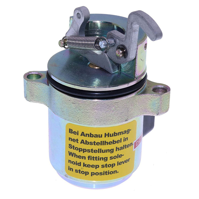 DURAFORCE 12V Fuel Shutoff Solenoid Valve 04170534R 04272733 forDeutz 1011 Engine Case 360