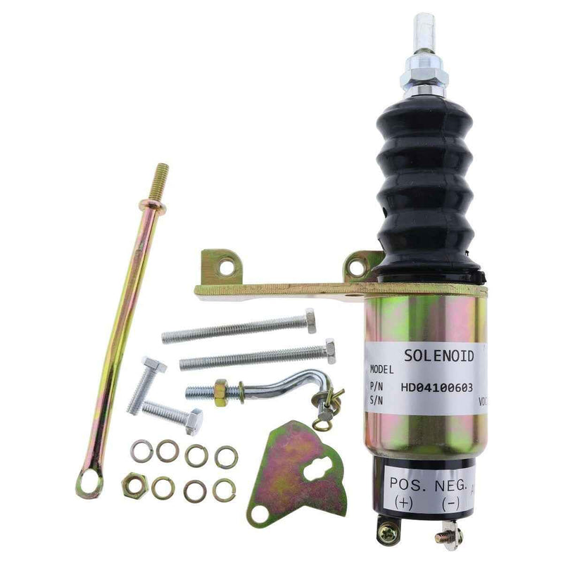 DURAFORCE 12V Fuel Shutoff Solenoid 3740055 7027300 for JLG 40H 60H 70H 80HX Deutz F3L912