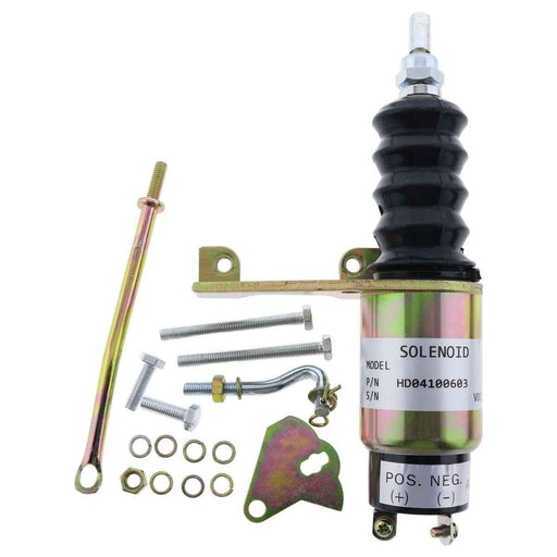 DURAFORCE 12V Fuel Shutoff Solenoid 3740055 7027300 for JLG 40H 60H 70H 80HX Deutz F3L912