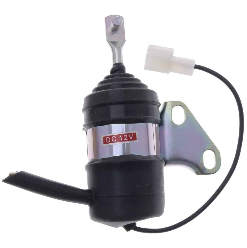 DURAFORCE 12V Fuel Shutoff Solenoid for Kubota 16851-60011 16851-60012 Denso 052600-4530