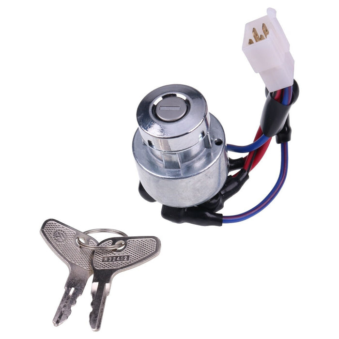 DURAFORCE Ignition Switch w/Keys 35260-31800 for Kubota L235 L275 L2350DT 3526031800